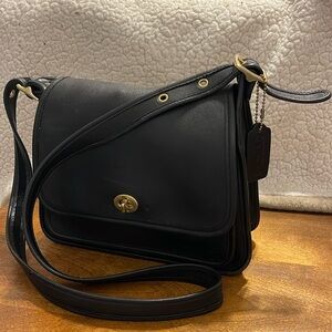 Used black Coach purse- style 9061